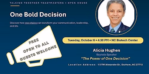 Talking Together Toastmasters Open House