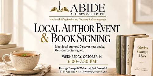 ABIDE Author Event- Free for the Public