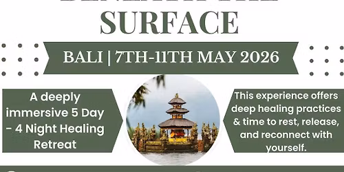 BENEATH THE SURFACE | BALI 2026