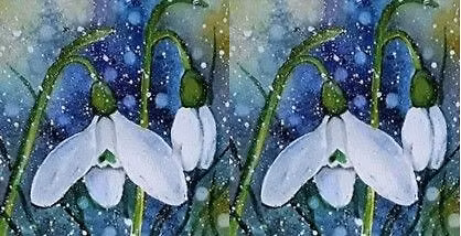 Snowdrops in Watercolours