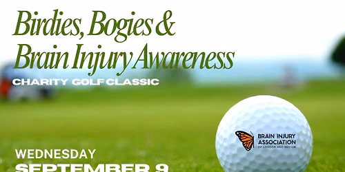 Birdies, Bogies & Brain Injury Awareness Charity Golf Classic