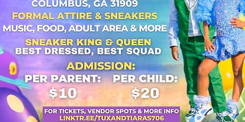 Tux & Tiaras Kiddie Sneaker Ball