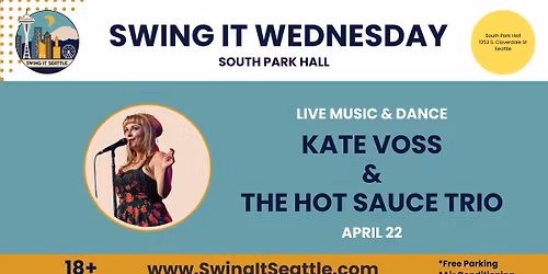 Swing It Wednesday - Kate Voss & The Hot Sauce Trio