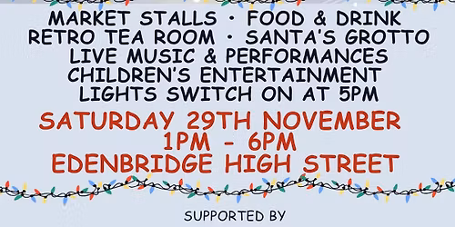 ECCA Christmas Fair - Saturday 29th November 2025 - Edenbridge High Street 