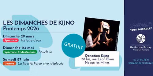 Les Dimanches de Kijno - Saison 2026