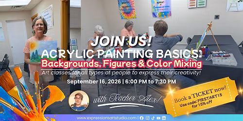 September 16 - Acrylic Painting Basics