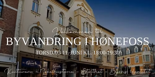 Byvandring i H\u00f8nefoss