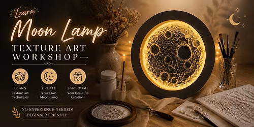 Moon Lamp Texture Art Workshop
