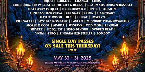 Forbidden Kingdom Music Festival - 3 Day Pass at Central Florida Fairgrounds