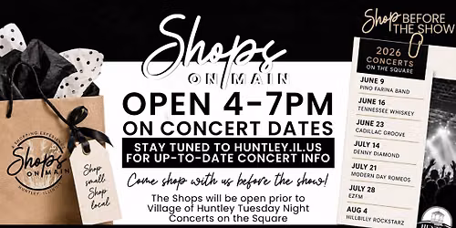 Shop Before the Show at Shops on Main
