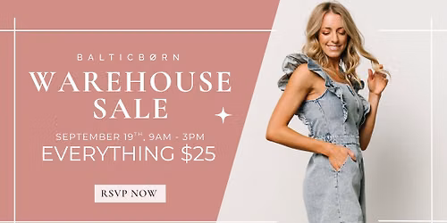Baltic B\u00f8rn's Warehouse Sale