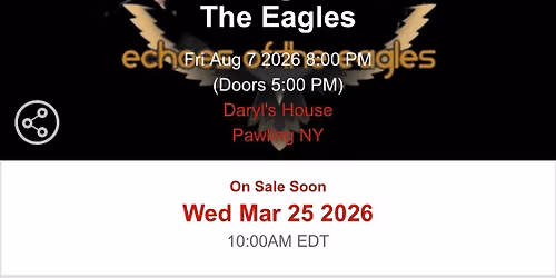 EAGLES TRIBUTE at DARYL\u2019S HOUSE AUG. 7