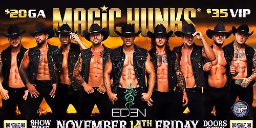 Nov 14th: Bremerton, WA - MAGIC HUNKS Live at Eden NC