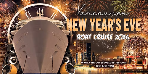 Vancouver New Years Eve Boat Party Cruise 2026: On the Water
