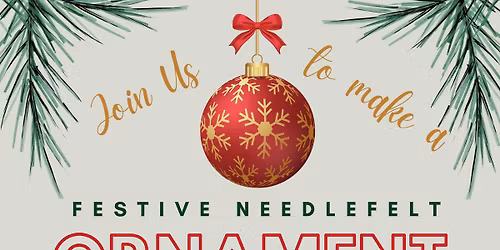 Needlefelting - Cardinal Ornament