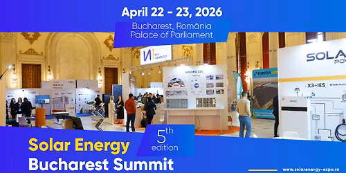 Solar Energy Bucharest Energy, 5th edition