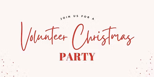 Volunteer Christmas Party 