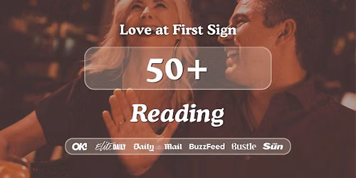 50+ Singles Night @ Be At One Reading | Love at First Sign
