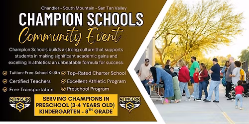 Champion San Tan: Kindergarten Round-Up