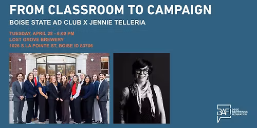 From Classroom to Campaign: Boise State Ad Club x Jennie Telleria