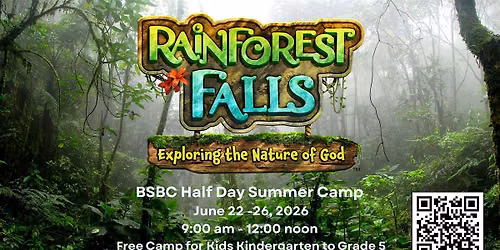 BSBC'S Half Day Summer Camp