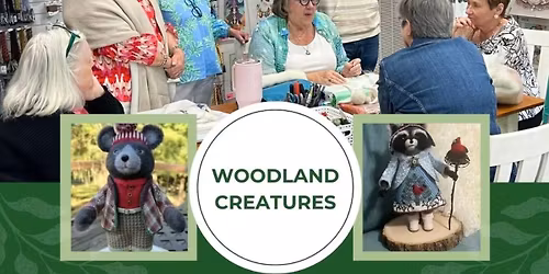 SOLD OUT: Woodland Creatures Felting & Needlepoint Retreat with Brenda Stofft