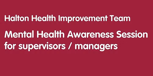 Mental Health Awareness for Managers\/supervisors
