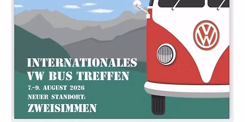 4. Internationales VW Bus Treffen, neu in Zweisimmen