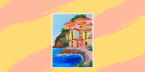 VAN GOGH VINO Sip & Paint - Italian Coastiline