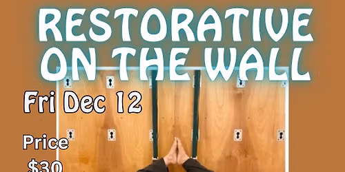 Restorative Yoga on the Wall