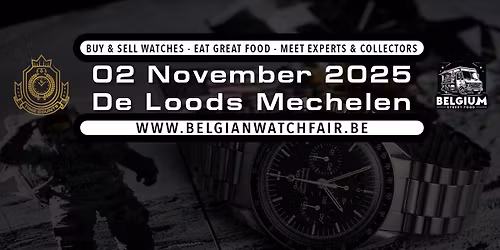 Belgian Watch Fair Nov 2025