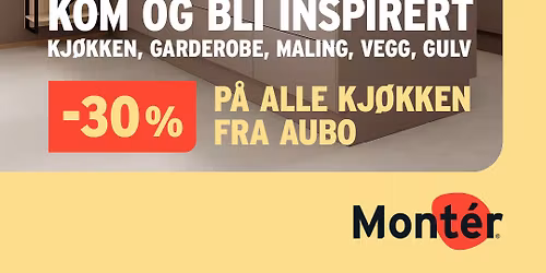 Interi\u00f8rkveld hos Mont\u00e9r Mosj\u00f8en \u2013 Inspirasjon, gode tilbud og konkurranser!