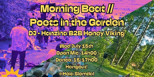 Morning Beat \/\/ Poets in the Garden