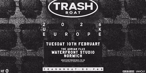 Trash Boat at the Adrian Flux Waterfront Studio | Norwich