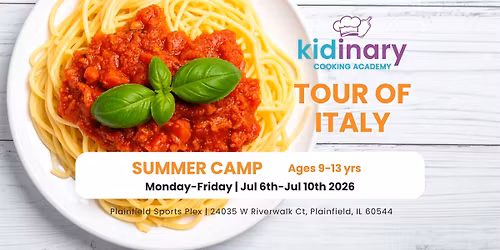 Tour of Italy In-Person Camp (Ages 9-13)