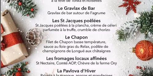 Diner de no\u00ebl du Relax