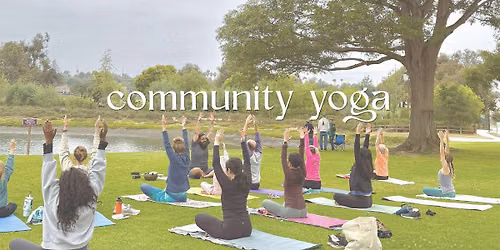 community yoga in the park !