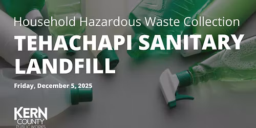 Household Hazardous Waste Collection Event: Tehachapi