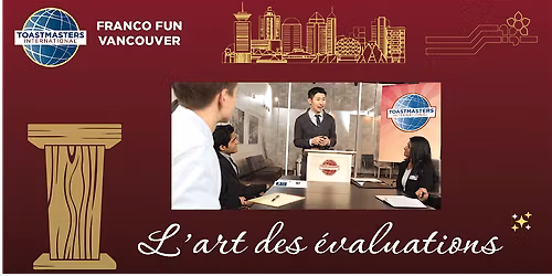 Atelier gratuit - L'art des \u00e9valuations (Hybride en personne et sur Zoom)