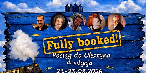 \ud83d\ude86\ud83d\udc83 Poci\u0105g do Olsztyna-4 edycja!\ud83d\udd7a\ud83d\ude8621-23 sierpnia 2026\/ Train to Olsztyn \u2014 4th Edition!