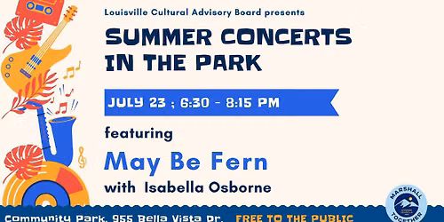July 23 - Summer Concerts in the Park