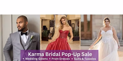 Fredericton Pop-Up Sale \u2013Wedding & Prom Dresses, Suits & Tuxedos 