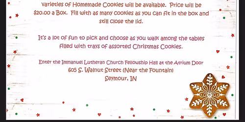 Immanuel Guild's Annual Cookie Walk