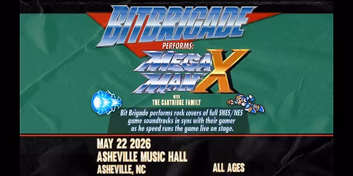 Bit Brigade Performs "Mega Man X" LIVE @ Asheville Music Hall
