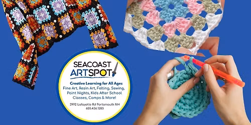 Beginning & Continuing Crochet with Marcia! 4 classes $135