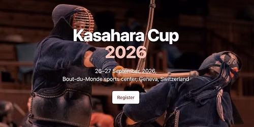 38th Kasahara Cup