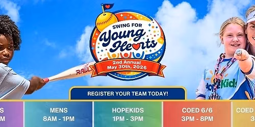 Swing for Young Hearts - Charity Slow-Pitch Softball Tournament