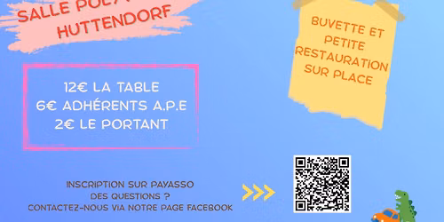 Bourse aux v\u00eatements, jouets et articles de pu\u00e9riculture