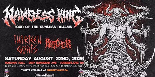 NAMELESS KING \/\/ THIRTEEN GOATS \/\/ BUTCHER - CUMBERLAND
