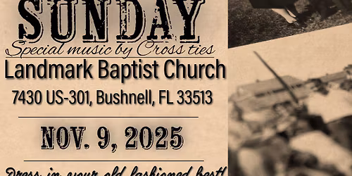 Old Fashioned Sunday